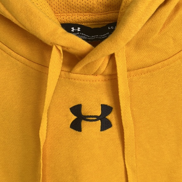 Yellow Under Armour Hoodie - Picture 2 of 4